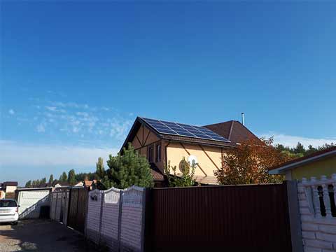 Сонячна електростанція 5 Квт c.Колонщина Київська обл.